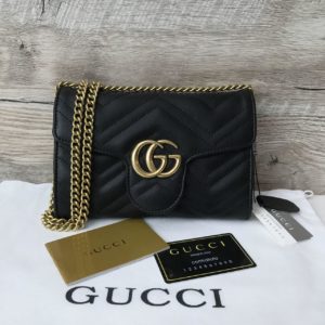 Женская сумка-клатч Gucci Гуччи черная